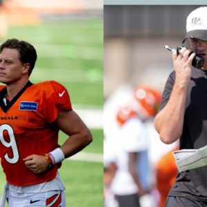 Joe Burrow and Zac Taylor