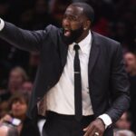 Cleveland Cavaliers center Kendrick Perkins (21) during the second quarter in game four of the 2018 NBA Finals against the Golden State Warriors at Quicken Loans Arena. The Warriors defeated the Cavaliers 108-85 to complete a four-game sweep.