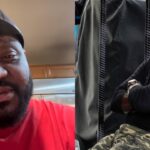 Aries Spears (L), Michael Jordan (R)