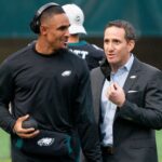 Jalen Hurts and Howie Roseman