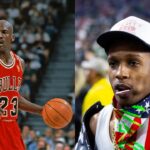 Michael Jordan(L) and ASAP Rocky(R)