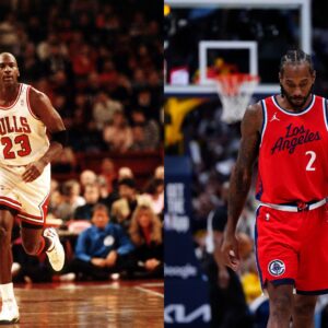 Michael Jordan (L) and Kawhi Leonard (R)