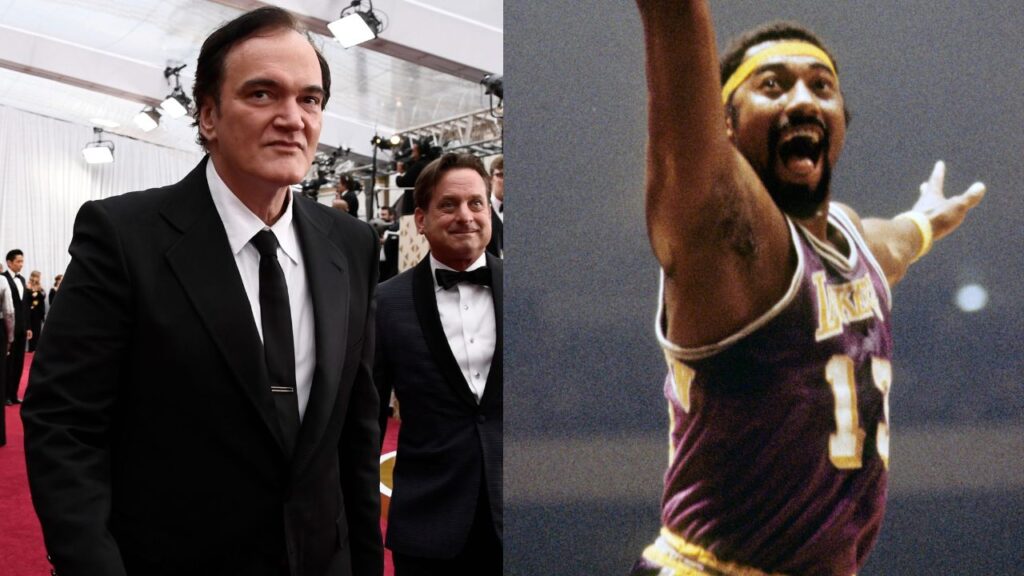 Quentin Tarantino (L) , Wilt Chamberlain (R)