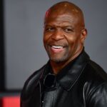 Television actor and host Terry Crews arrives for the Las Vegas Grand Prix at Las Vegas Circuit.