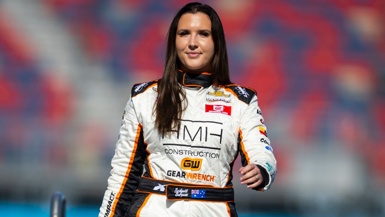 ARCA Series driver Bridget Burgess during the Desert Diamond Casino West Valley 100 at Phoenix Raceway.