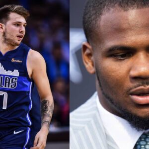 Luka Doncic (L), Micah Parsons (R)