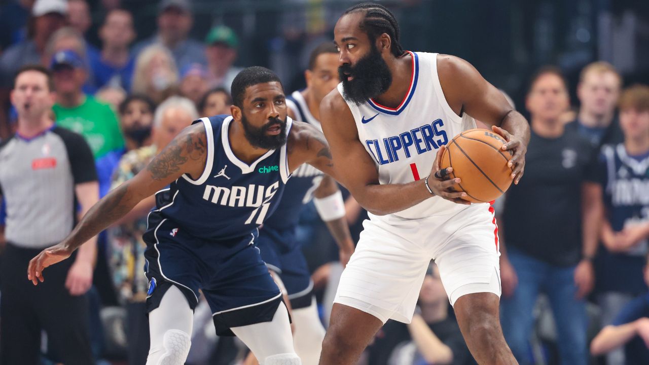 Kyrie Irving and James Harden