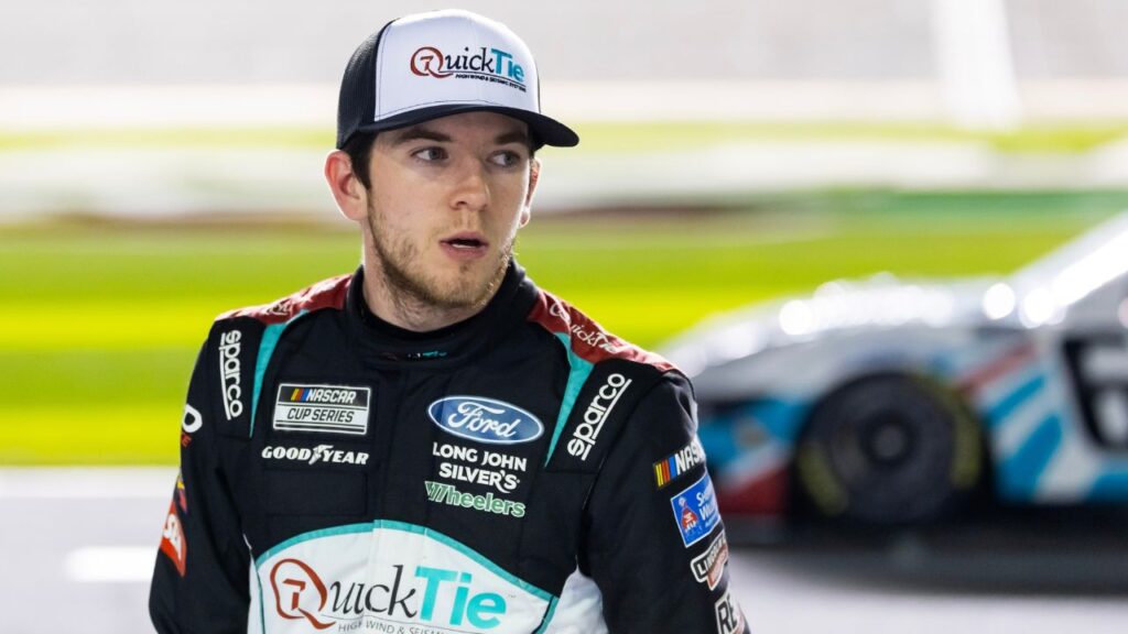 NASCAR Cup Series driver Chandler Smith (66) during qualifying for the Daytona 500 at Daytona International Speedway.