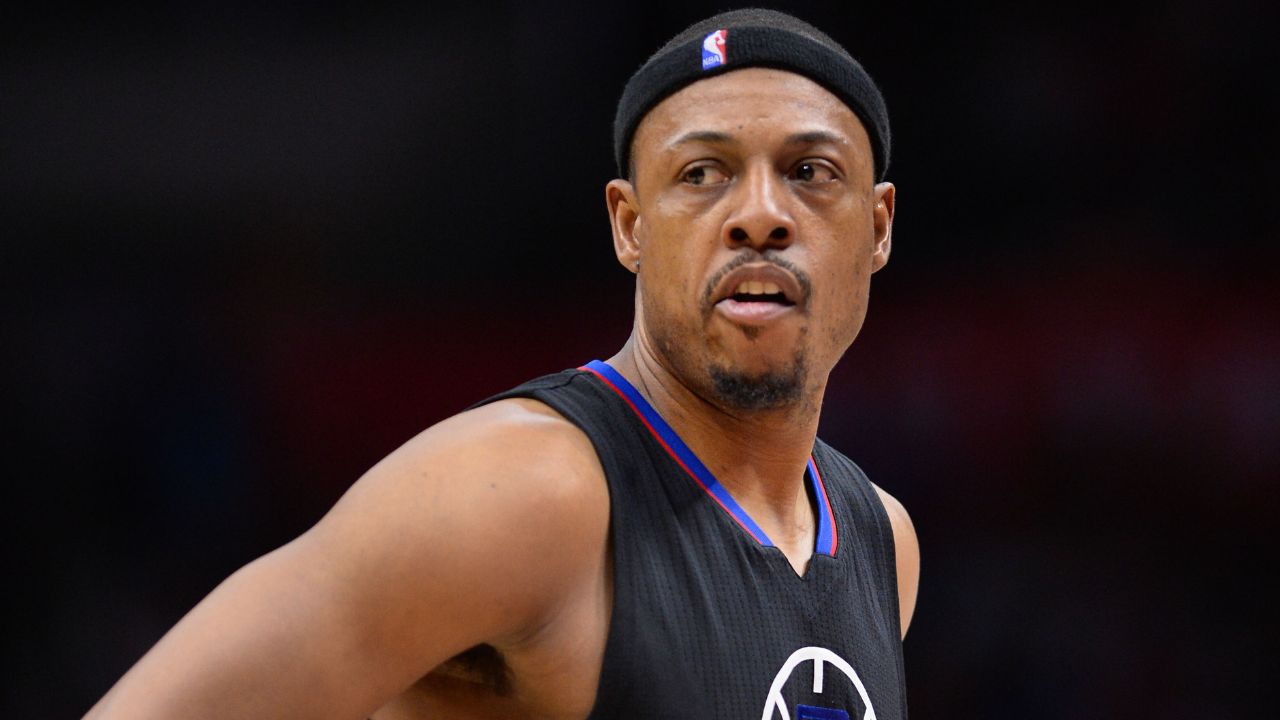 Los Angeles Clippers forward Paul Pierce (34) during the 2nd half against the Sacramento Kings at Staples Center.