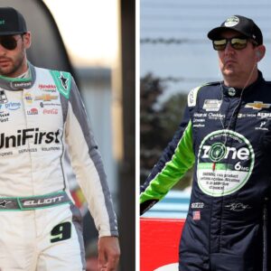 Chase Elliott and Kyle Busch