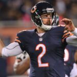 Chicago Bears quarterback Jordan Palmer (2) throws a pass during the second half of a preseason game against the Jacksonville Jaguars at Soldier Field. Chicago won 20-19.