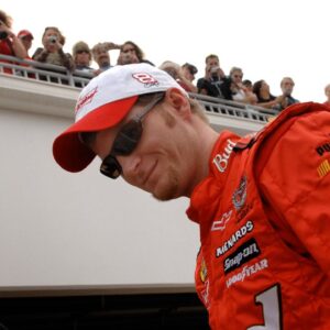 NASCAR Nextel Cup driver Dale Earnhardt Jr (8) during practice for the Daytona 500 at Daytona International Speedway.