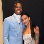 Travis Hunter with Leanna Lenee