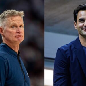 Steve Kerr (L), Roger Federer (R)