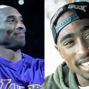 Kobe Bryant (L) and Tupac Shakur (R)