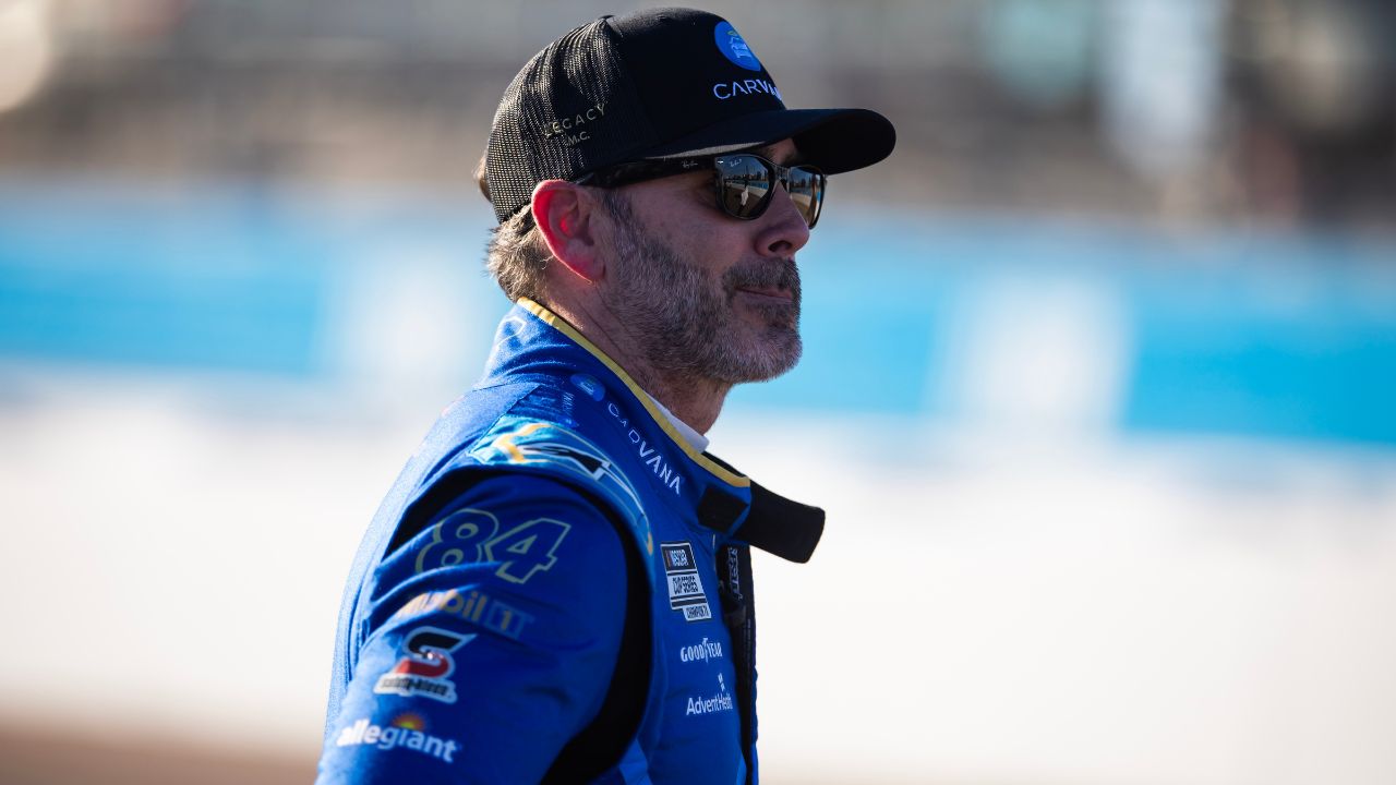 NASCAR Cup Series driver Jimmie Johnson (84) during qualifying for the Championship race at Phoenix Raceway.