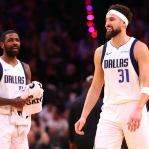 Kyrie Irving and Klay Thompson