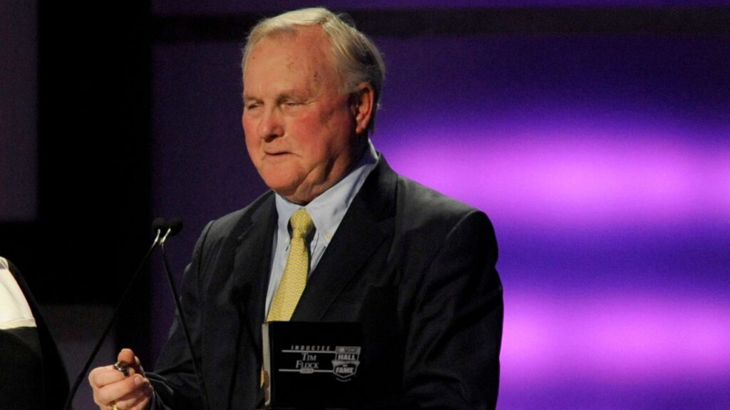 Humpy Wheeler during the NASCAR Hall of Fame induction ceremony at NASCAR Hall of Fame.