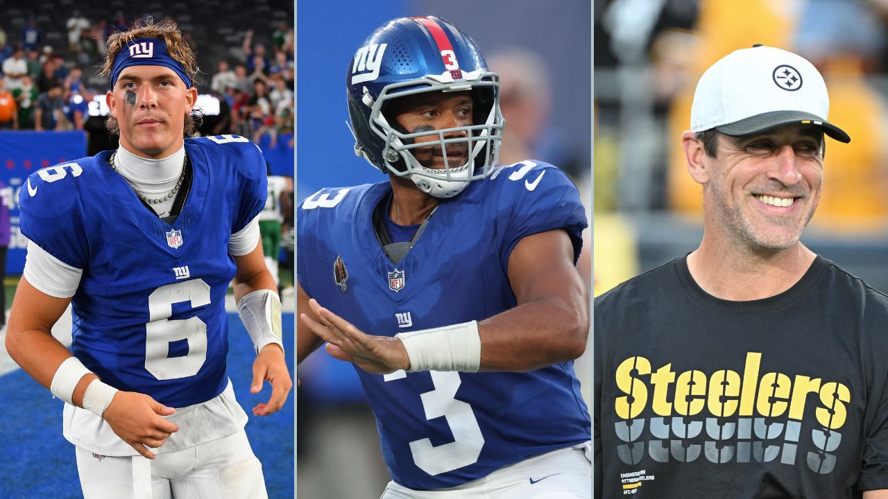 Jaxson Dart , Russell Wilson and Aaron Rodgers