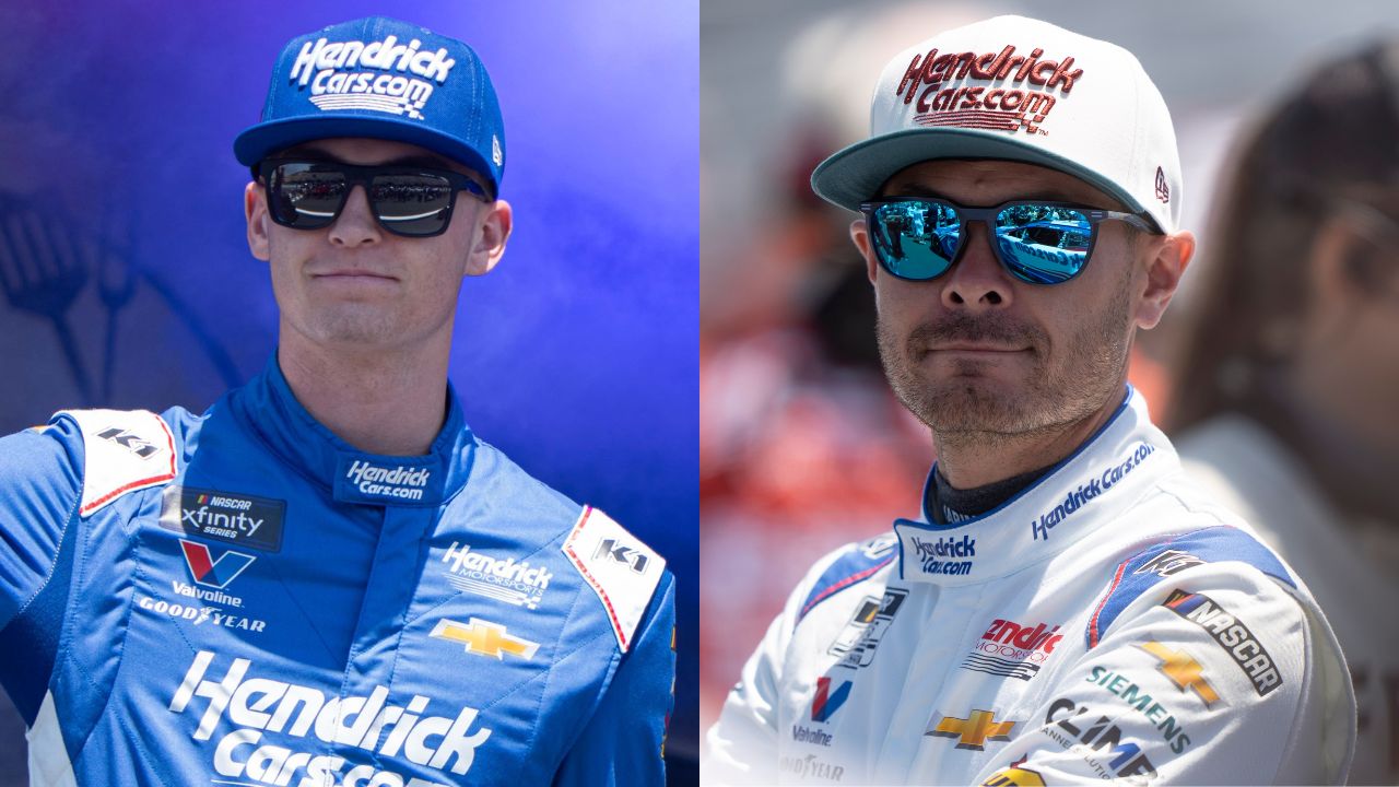 Corey Day and Kyle Larson