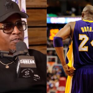 Rapper E.D.I. Mean (L) and Kobe Bryant (R)