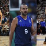 Stephen Curry (L), Tony Parker (C), and Kyrie Irving (L)