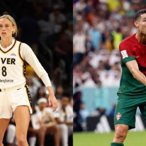 Sophie Cunningham (L), Cristiano Ronaldo (R)