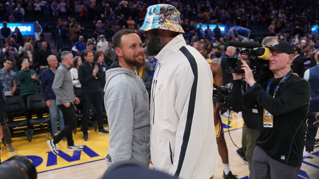 Steph Curry and LeBron James