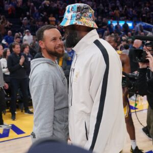 Steph Curry and LeBron James