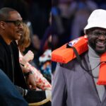 Eddie Murphy (L), Shaquille O’Neal (R)