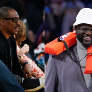 Eddie Murphy (L), Shaquille O’Neal (R)
