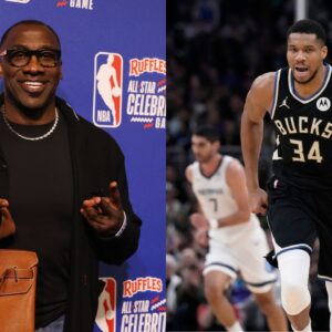 Shannon Sharpe (L), Giannis Antetokounmpo (R)