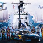 Graphic promoting NASCAR’s 2026 race at Naval Base Coronado in San Diego