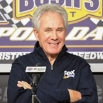 NASCAR hall of famer Darrell Waltrip during a press conference discussing his retirement from Fox Sports