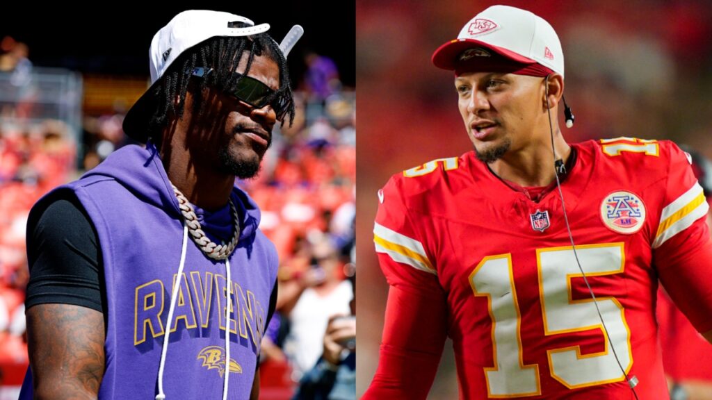 Lamar Jackson and Patrick Mahomes