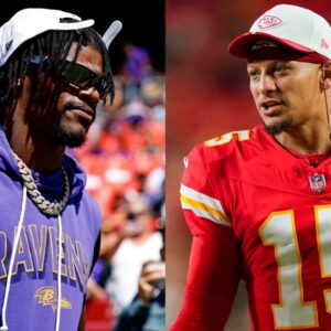 Lamar Jackson and Patrick Mahomes