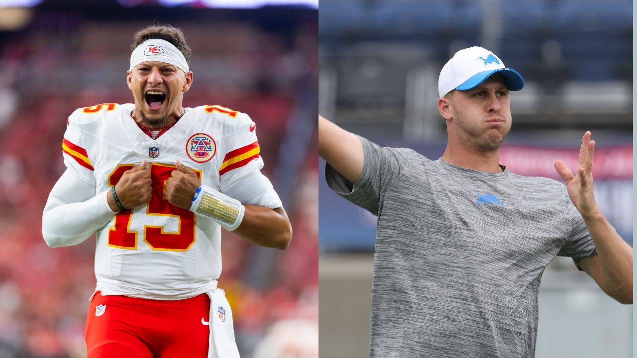 Patrick Mahomes and Jared Goff