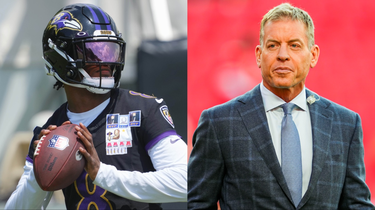 Lamar Jackson, Troy Aikman