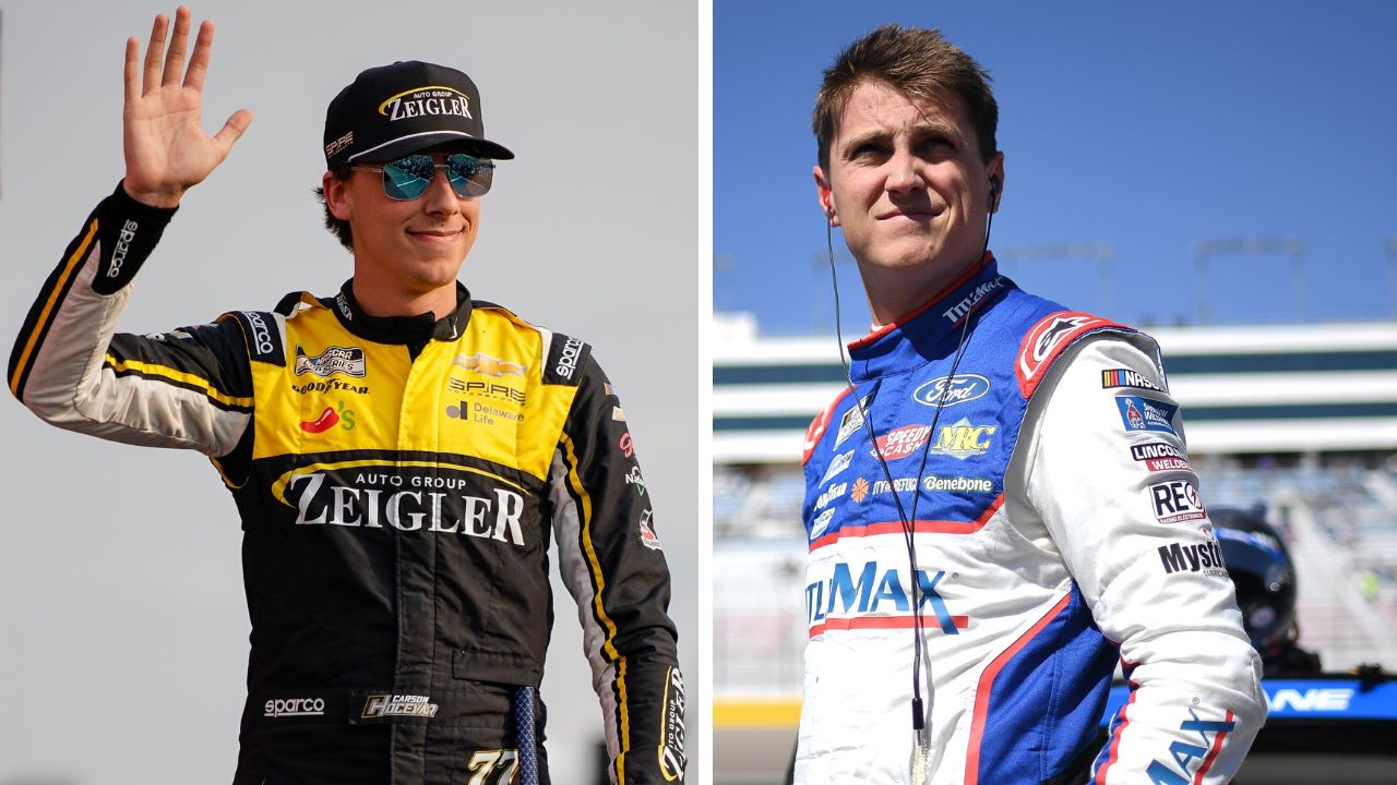 Carson Hocevar and Zane Smith