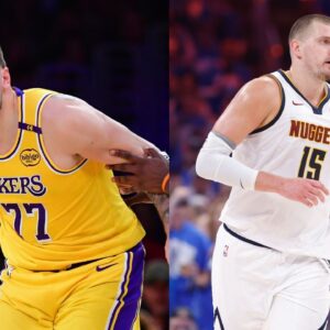 Luka Doncic (L), Nikola Jokic (R)