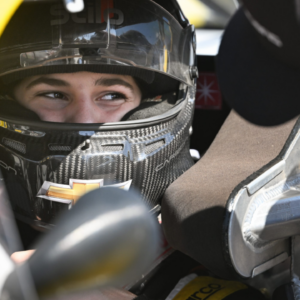Tristan McKee prepares for TA2 practice at the Trans Am Cheese Capital Cup on Saturday, June 28, 2025, at Road America in Elkhart Lake, Wisconsin.