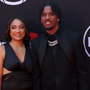 Regina Jackson and Jayden Daniels