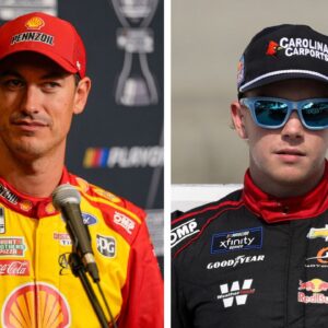 Joey Logano and Connor Zilisch