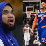 Karl-Anthony Towns, Carmelo Anthony