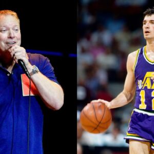 Gary Owen (L), John Stockton (R)