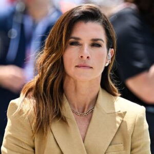 Sky Sports sportscaster Danica Patrick during FP3 practice at Circuit Gilles-Villeneuve.