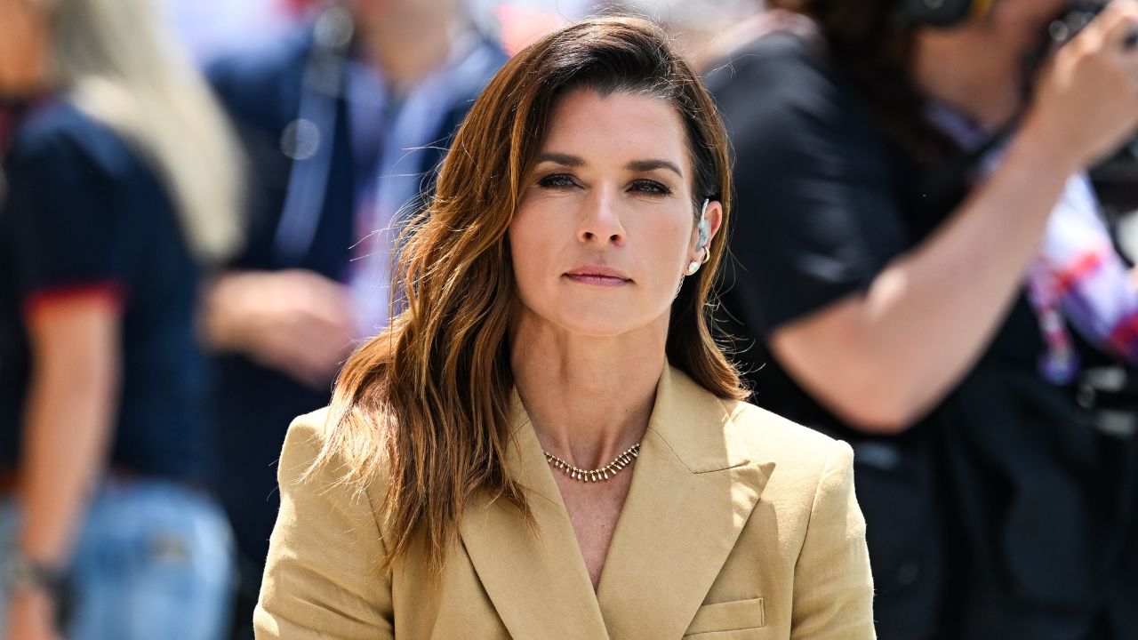 Sky Sports sportscaster Danica Patrick during FP3 practice at Circuit Gilles-Villeneuve.