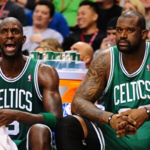 Kevin Garnett and Shaquille O'Neal