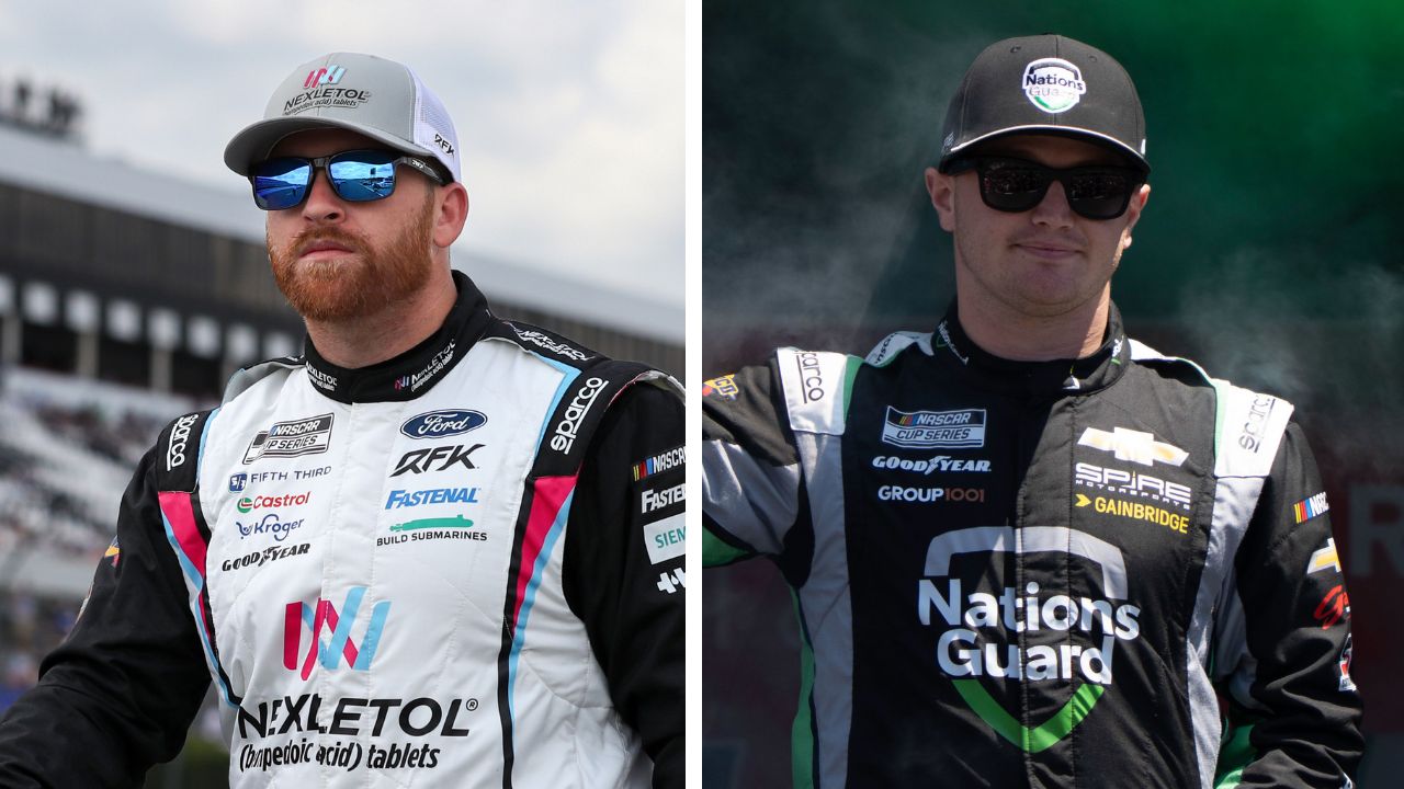 Chris Buescher and Justin Haley