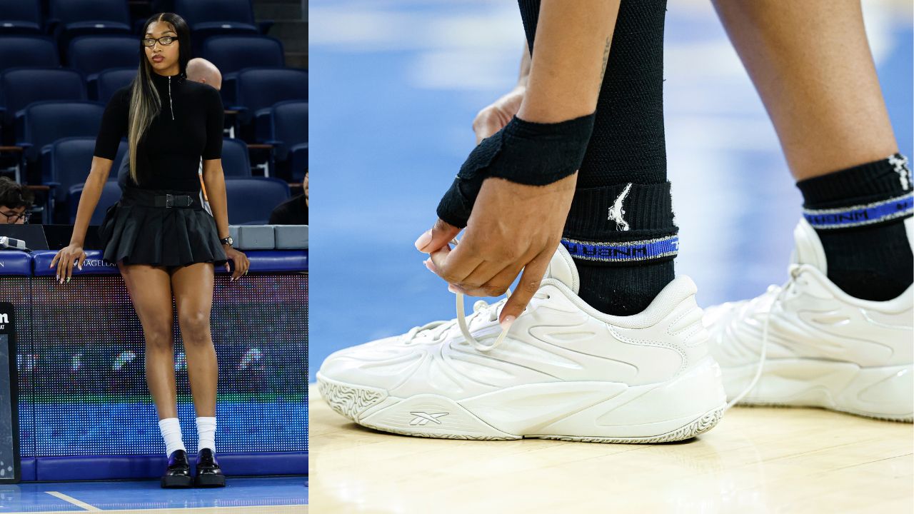 Angel Reese's Reeboks